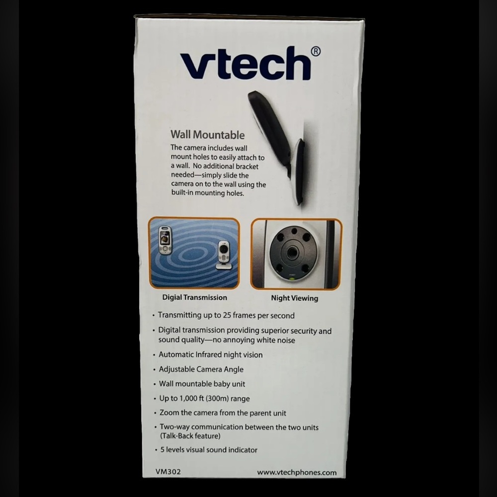 **BABY** Vtech Accessory-Color Video Camera-VM302-Baby Monitor-Safe Sound-NIB. - Picture 3 of 6
